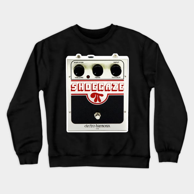 Shoegaze Guitar Effects Pedal /// Guitarist Design Crewneck Sweatshirt by DankFutura